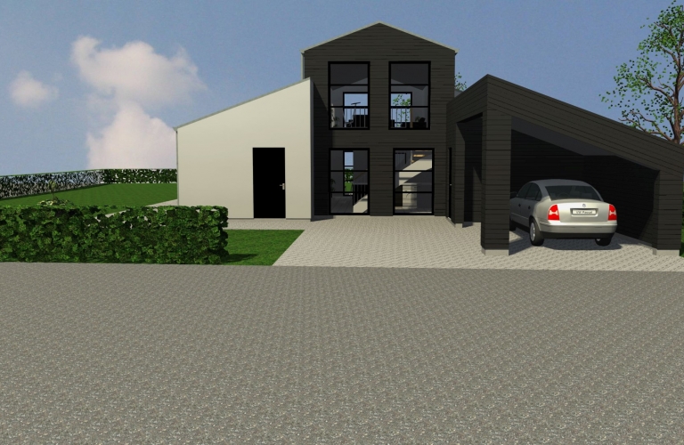 Moderne familiebolig