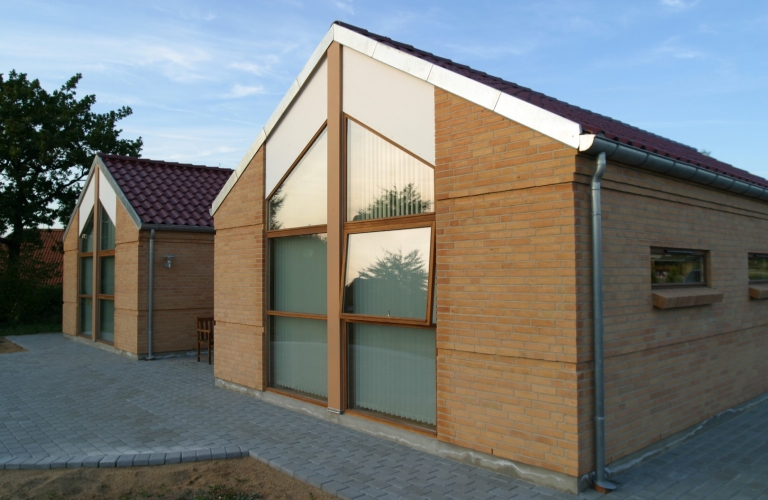 Moderne muret villa